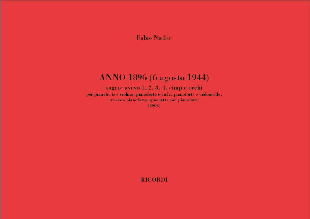 Anno 1896 (6 Agosto 1994)